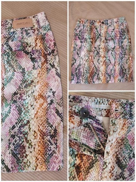 Women Marc Cain Skirt Multicolor Cotton 36 / S /