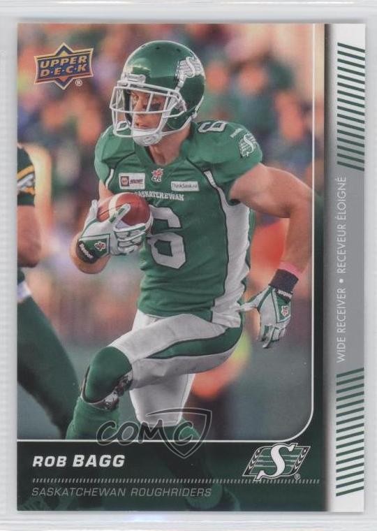 2015 Upper Deck CFL Rob Bagg #46 0c3