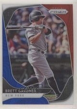 2020 Panini Prizm Tier II Red White & Blue Prizm Brett Gardner #122 0v7
