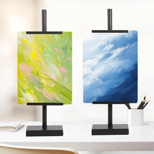 Tabletop Picture Frame Stand, Adjustable for Frames Up to 30" H, Frame Holder...