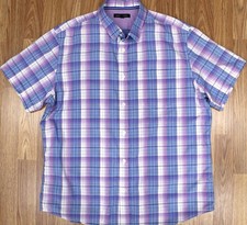 BANANA REPUBLIC REGULAR FIT FIT 100 COTTON SHIRT VIOLET  BLUE Sz X-LARGE, XL