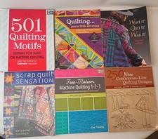 Lot of 6 Quilting Quilt Books Scrap Quilts Design, Paperback