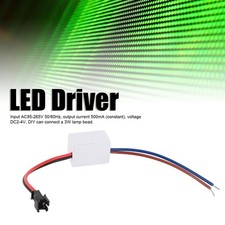 ɪ500mA 1X3W LED Driver Power Supply Driver Connector LED Lamp Transformer Input