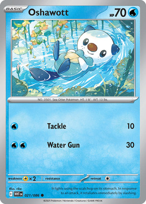 Oshawott - 021/086 - Common - Near Mint