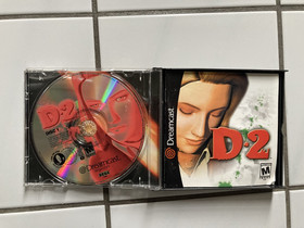 D2 Sega Dreamcast Video Game 2000 4 Discs & Manual Rare Horror