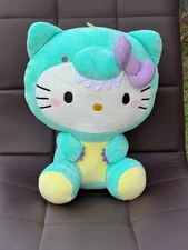 Round 1 Hello Kitty Costume Green Dinosaur Plush 12.6" Stuffed Animal