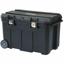Horse Tack Trunk Box Large Rolling 50 Gallon Capacity Riding Gear Storage