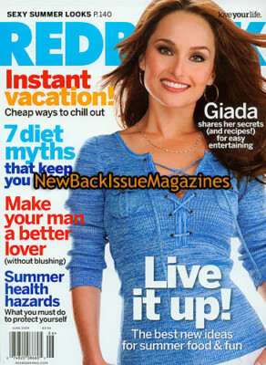 Redbook 6/09,Giada De Laurentiis,June 2009,RARE,BRAND NEW