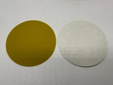 10 Qty Lapping Film, Aluminum Oxide, 12 Micron, PSA, 4” Disc