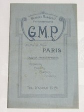 04F59 Rare Vintage Catalogue Camera G.M.P Large Brands Photoprint