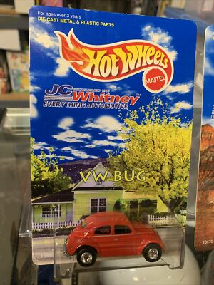 lot of 21997 Hot Wheels JC WHITNEY VW bug Red & Yellow VW Baja Bug