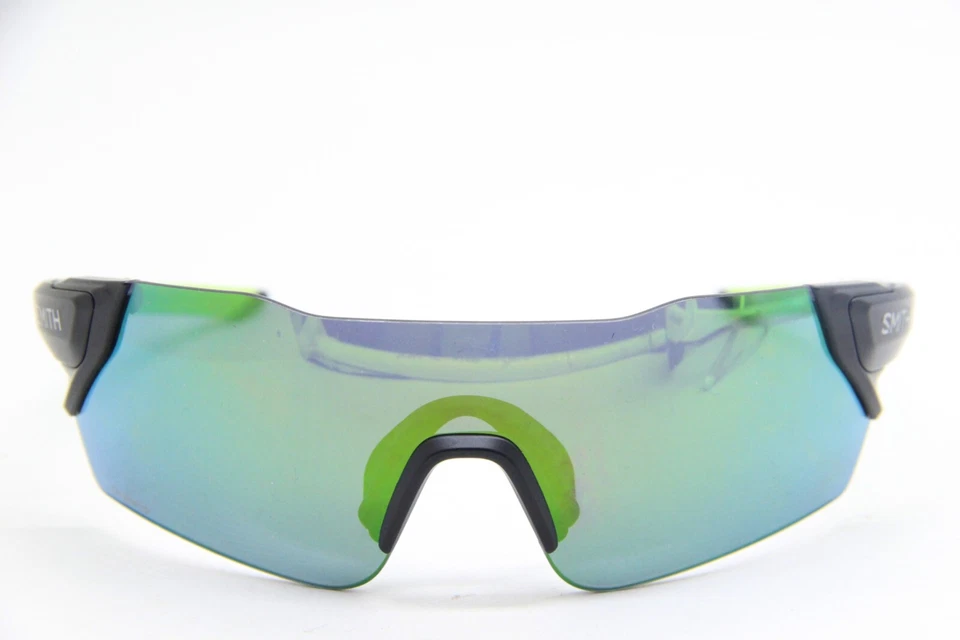 NEW SMITH OPTICS ATTACK MATTE BLACK REACTOR 3OL GREEN AUTHENTIC SUNGLASSES 155MM - Image 2 of 4