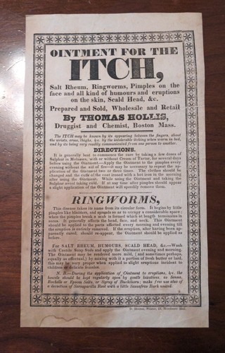 3 Thomas Hollis Boston Advertising Paper Broadsheets Druggist Apothecary - Picture 12 of 19