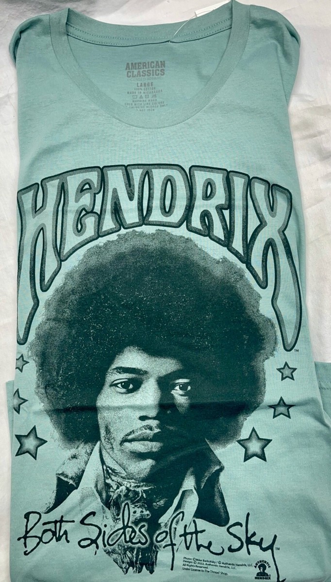 Jimi Hendrix T-Shirt Both Sides Of The Sky L Cotton | eBay