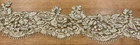 GORGEOUS ECRUE/BEIGE JEWELED AB STONES LACE 3.5” WIDE LACE BRIDAL CRUISE NY EVE