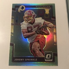 2017 Optic Teal Jeremy Sprinkle RC #115 Redskins