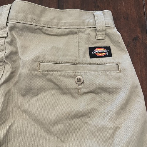 Pantaloncini cargo Dickies larghi kaki 13" cuciture interne uomo taglia 30 nuovi con etichette - Foto 5 di 10