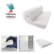 Ceramic Fiber Insulation, 2" Thick x 15" x 24", 2400F Fireproof Insulation Bl...