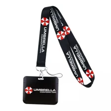 Resident Evil Umbrella Corporation Logo Lanyard ID Badge Holder Neck Strap
