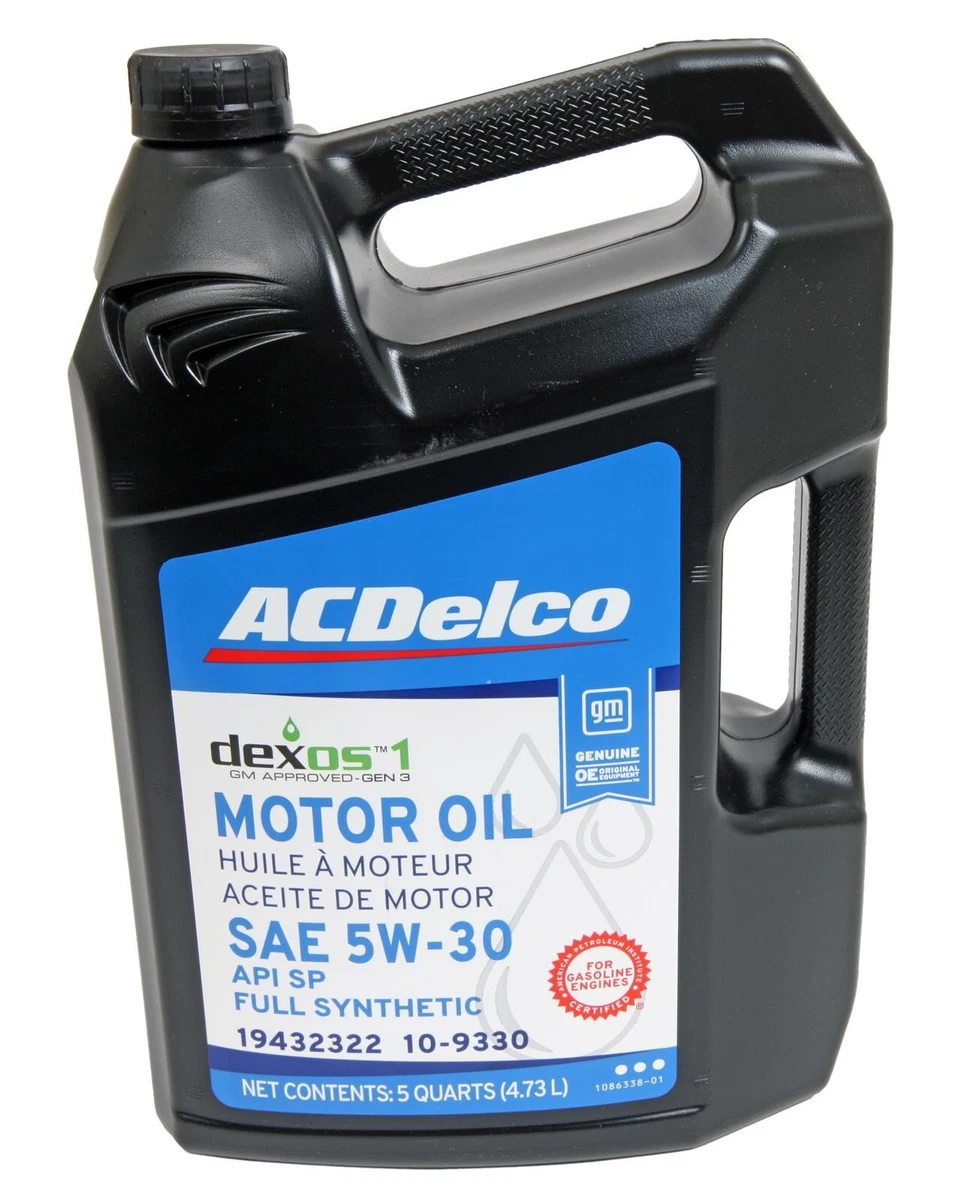 General Motors engine oil GM dexos 2 5W-30 synthetic 1 L 93165690