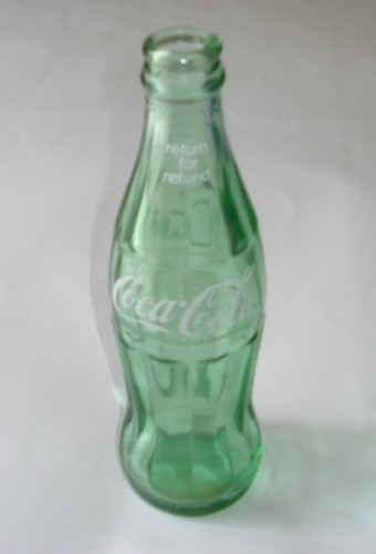 Vintage Coca-Cola Glass Early Bottle 6.5 Fl. Oz. "Return for Refund" - Picture 3 of 6