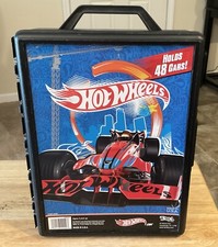 2013 Hot Wheels 48 Car Storage Case Indy Car Front Mattel Tara Toy Corp USA