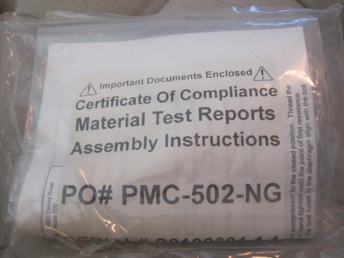 SED 1/2" Buttweld sanitary manual diaphragm valve 290.15.77.45.30.S.02 316L SS - Picture 4 of 4
