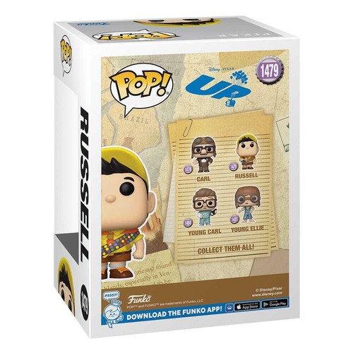 Oben 2 POP! Movies Vinyl Figur Russell 9 cm - Imagen 3 de 3
