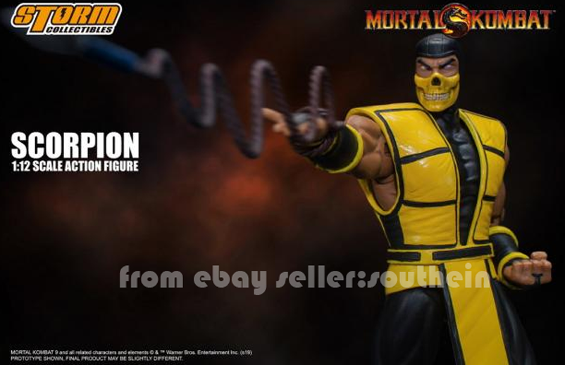 Storm Toys 1/12 Mortal Kombat Series Scorpion Yellow Ninja | eBay