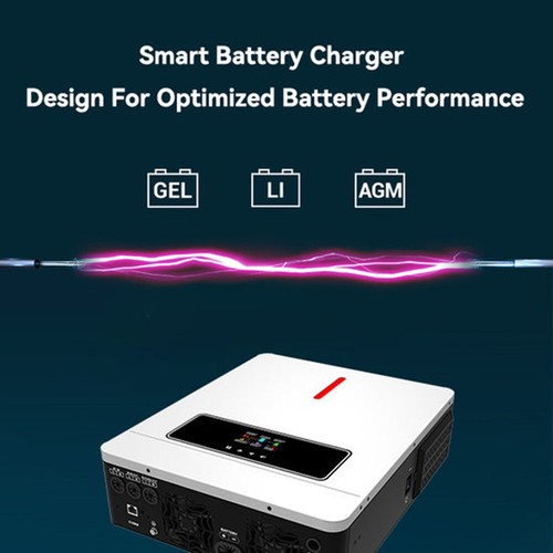 ECGSOLAX 4200W DC 24V AC 220V Off/Gird Tie Solar Inverter MPPT Pure Sine Wave - Picture 6 of 10