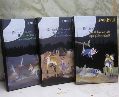 NOCTURNALS kids books Volumes 1-3 Tracey Hecht animals lot 3 Ominous Eye