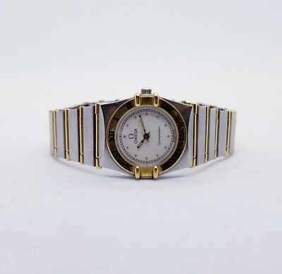 オメガ コンステレーション　レディース 6104/465 TO.418 Omega Constellation Mini 6104 Ladies 2-tone 18kt & Stainless