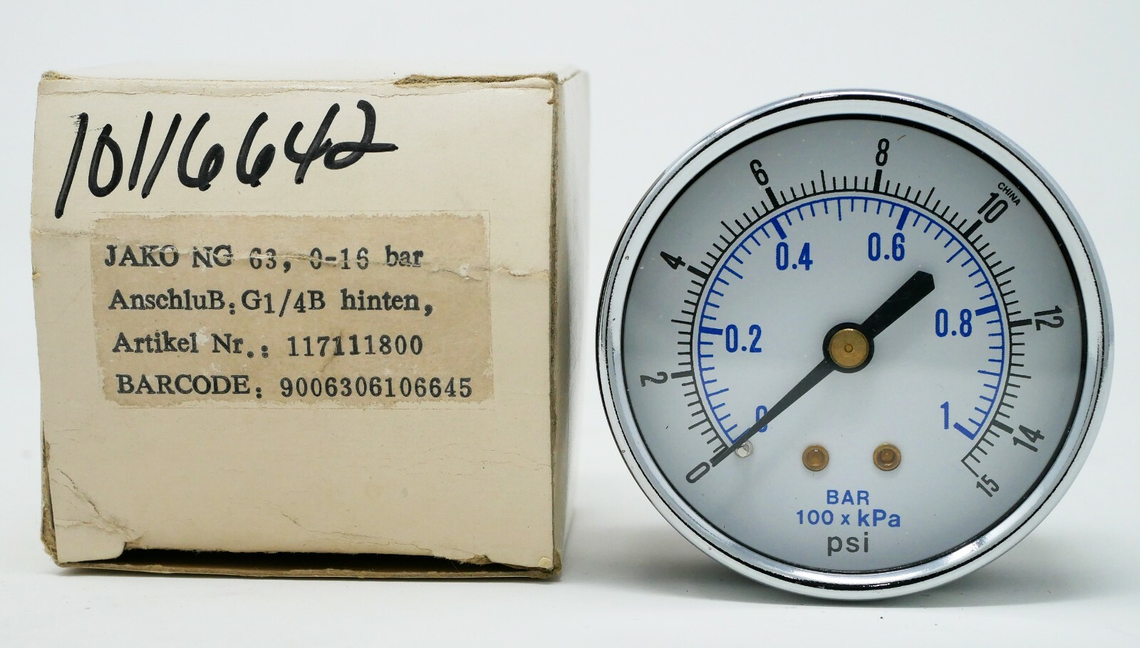 JAKO NG 63, 015psi, 2.5" 1/4" NPT Back Mount Pressure Gauge eBay