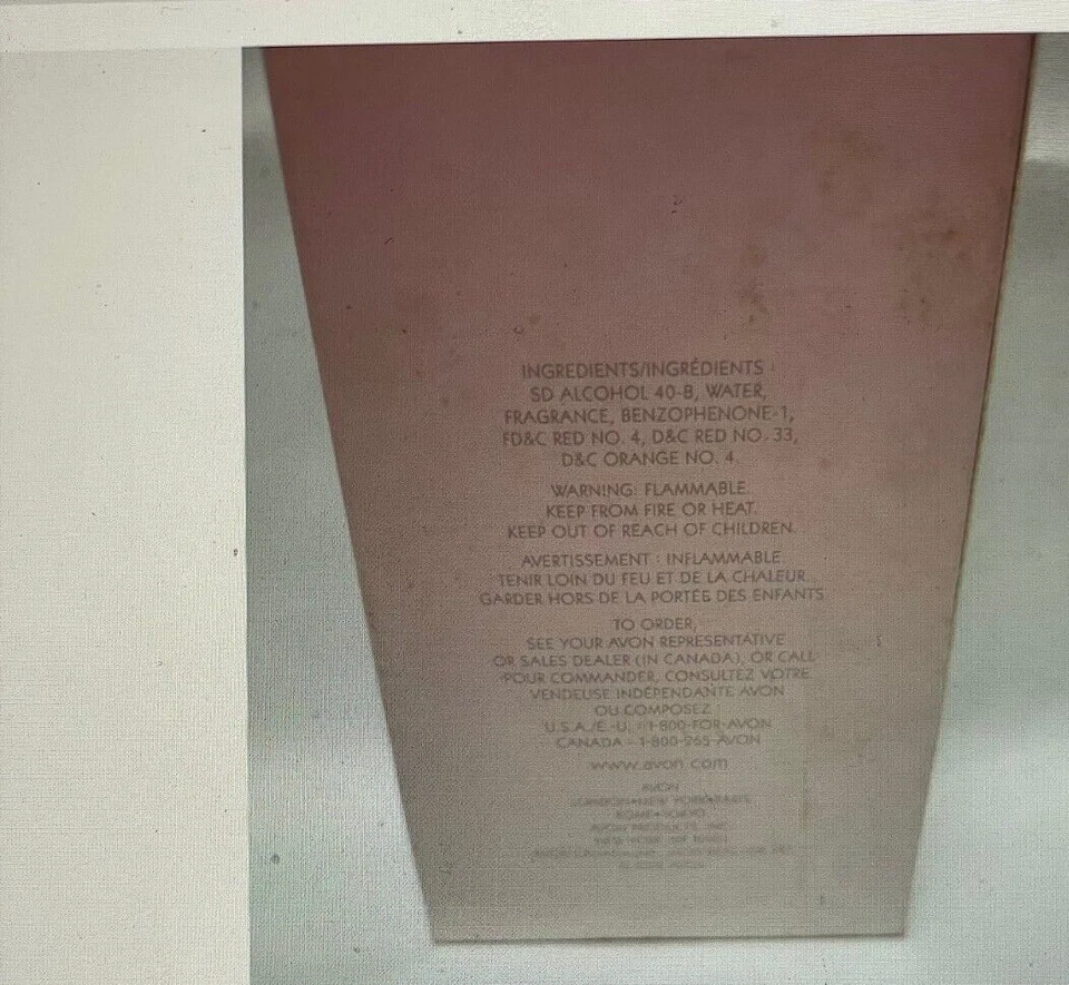 雅芳桃子软麝香香水喷雾 ~ 正装 1.7 盎司 ~ 全新带盒 ~ 全新无标签 — 第 2/2 张图片