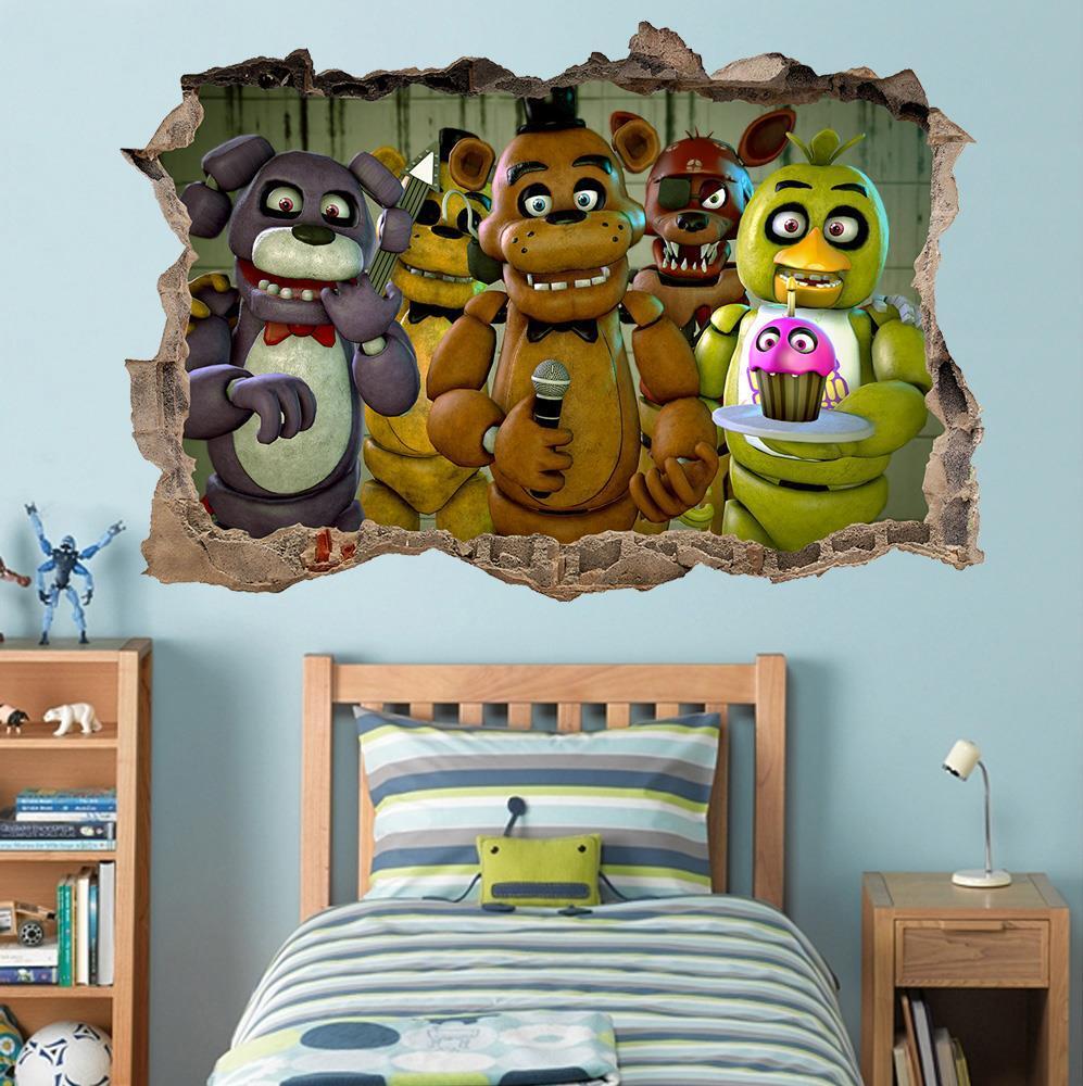 Five Nights At Freddy's Characters Set Wall Sticker Decal