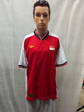 Vintage 2001 Singapore National Team Soccer Jersey Tiger XL