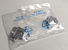 NEW Pair of 2 - MOTOROLA Mic Hangup Clips HLN 9073B for CB Radios w/ Screws