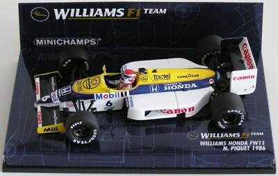 【値下げ】MINICHAMPS WILLIAMS HONDA FW11 1/43 WOW EXTREMELY RARE Williams FW11 Honda Piquet Brands Hatch 1986 1