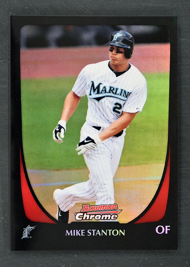 2011 Bowman Chrome #64 Mike Stanton Refractor Florida Marlins