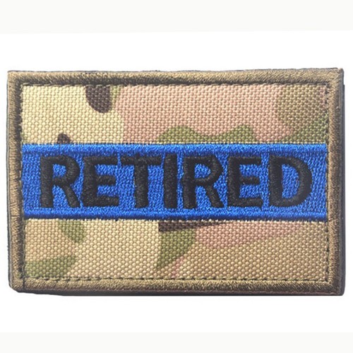 AUSVERKAUFT DIE BLAUE LINIE TAKTISCHES MILITARIA-ABZEICHEN BESTICKTES HAKENSCHLEIFE AUFNÄHERABZEICHEN - Bild 2 von 5