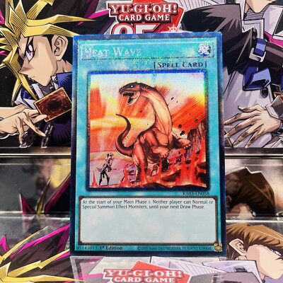 Yugioh Heat Wave RA03-EN058 (Textured) PCR 1st Ed Near Mint