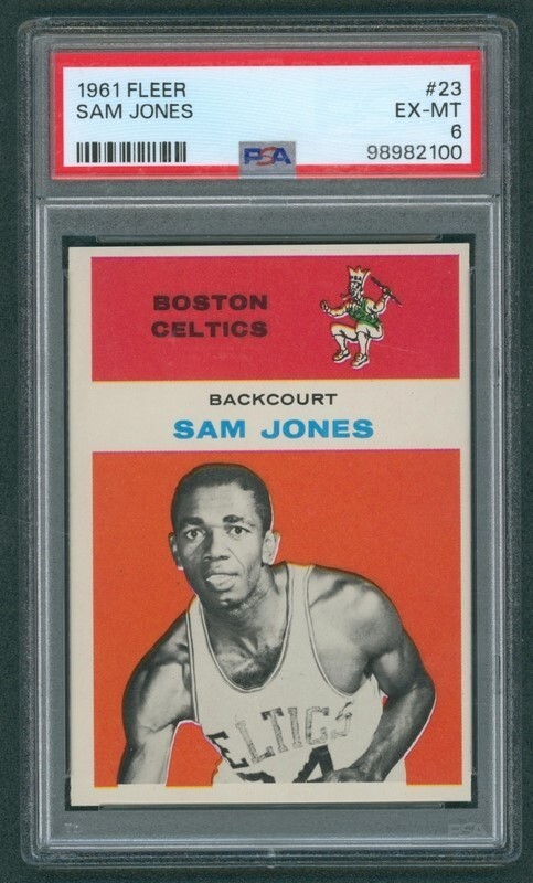 1961 Fleer # 23 Sam Jones PSA 6 EX-MT