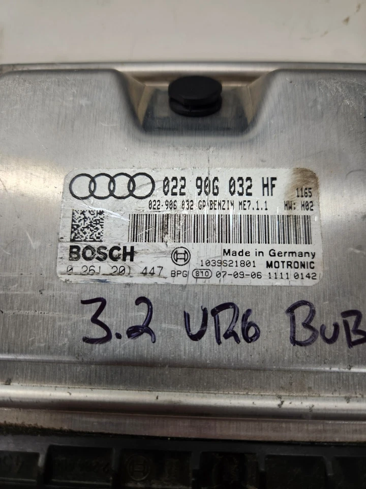 💎 08-09 Audi TT 3.2L MANUAL Unidade de Controle do Motor ECU ECM OEM 022906032HF - Imagem 2 de 4