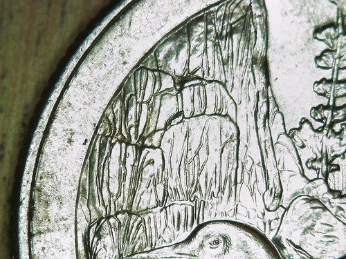 2018 P Voyageurs Qtr, Die Chips: Cliffs, Trees, Bird Wing (rev) #1120241156A - Picture 5 of 8