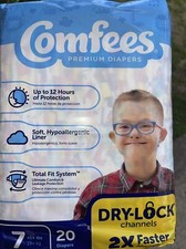 Comfees Baby Baby Diaper Size 7 Over 41 lbs. CMF-7 20 Ct
