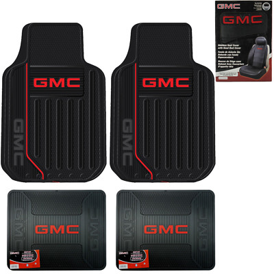 New GMC Elite Series Car Truck Front Back Floor Mats / Key Chain / Seat Covers