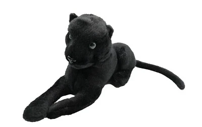 GESCHENKESTADL Panther 27 cm Plüschtier Schwarz Kuscheltier Stofftier Raubkatze