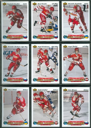 1991-92 UPPER DECK ROOKIE NHL HOCKEY ENGLISH CARD 453-700 SEE LIST - Picture 211 of 250