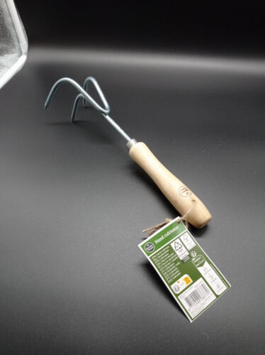 Gartengeräte Set Unkrautstecher, Gartenkelle, Handkultivator, Dreizack, Harke - Bild 3 von 9