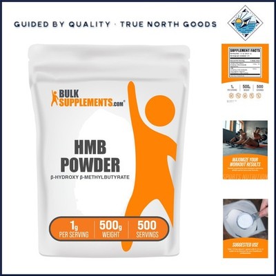 High-Purity HMB Powder, 1g Serving Size, Easy Mix for Shakes and Smoothies